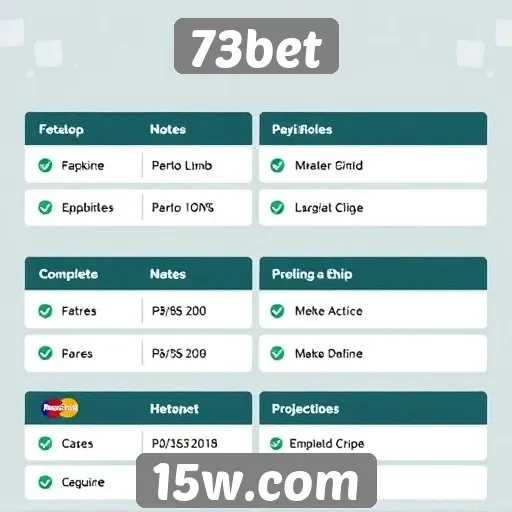 Métodos de pagamento aceitos na 73bet